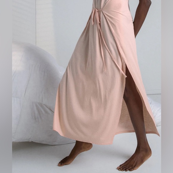 Lunya organic pinya wrap dress in limited edition dulcet petal NWT - Picture 5 of 7